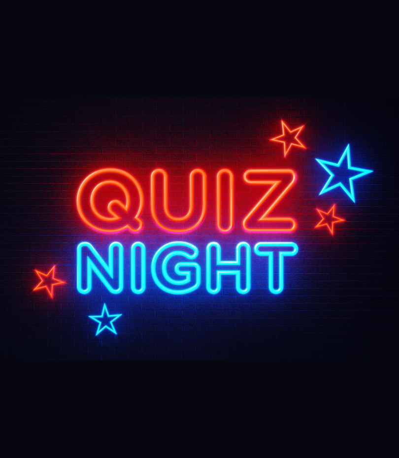 Quiz night words in lights